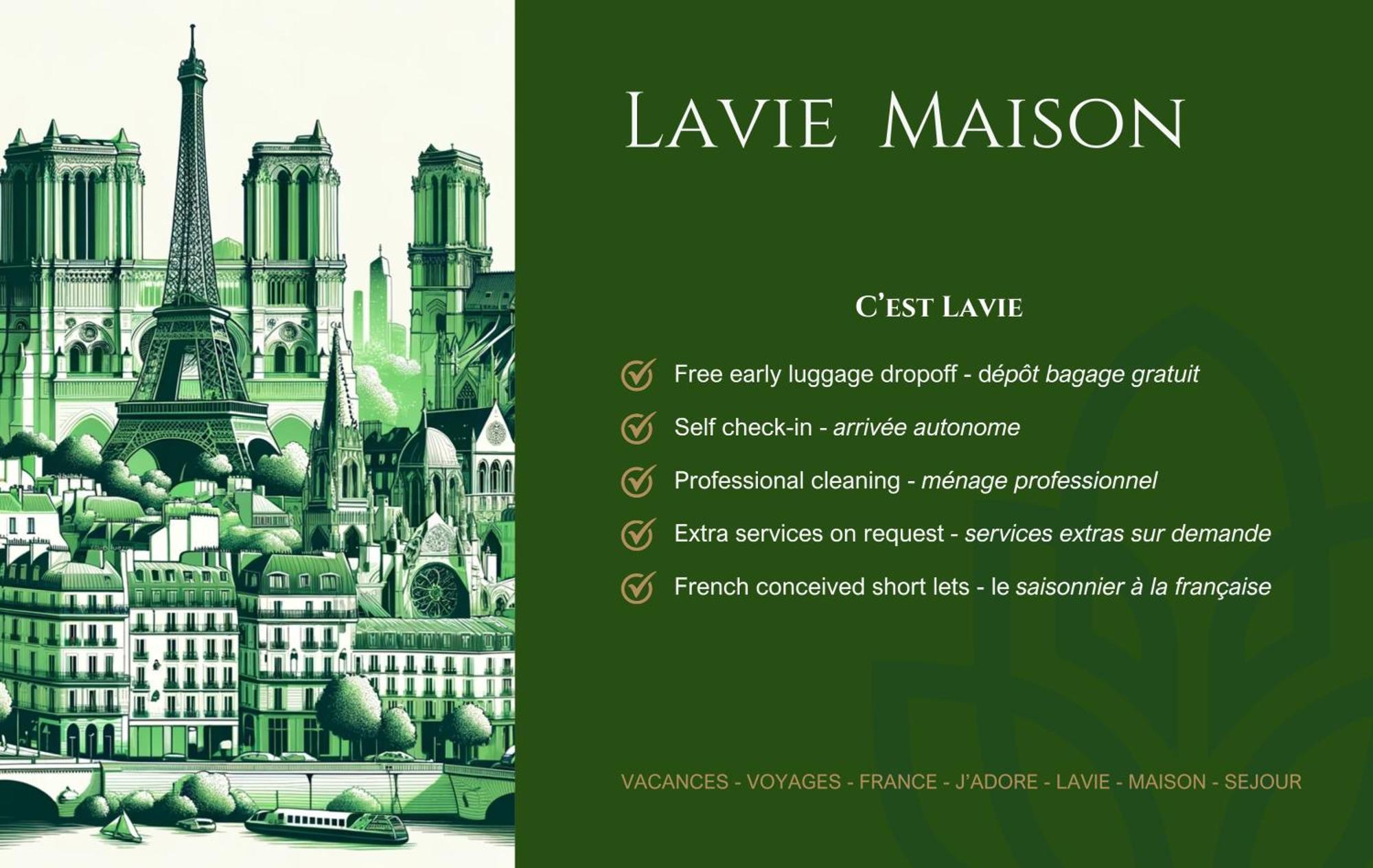 Lavie Maison Eiffel Ac Hot Tub パリ エクステリア 写真